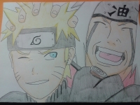 Naruto e Jiraiya